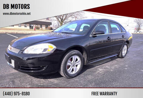 2013 Chevrolet Impala for sale at DB MOTORS in Eastlake OH