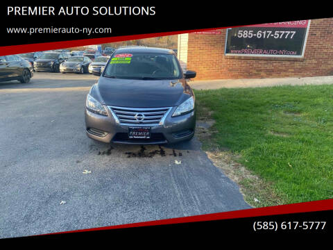 2014 Nissan Sentra for sale at PREMIER AUTO SOLUTIONS in Spencerport NY