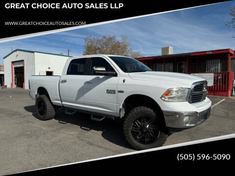 2015 RAM 1500 for sale at GREAT CHOICE AUTO SALES LLP in Albuquerque NM