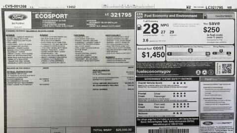 2020 Ford EcoSport SE