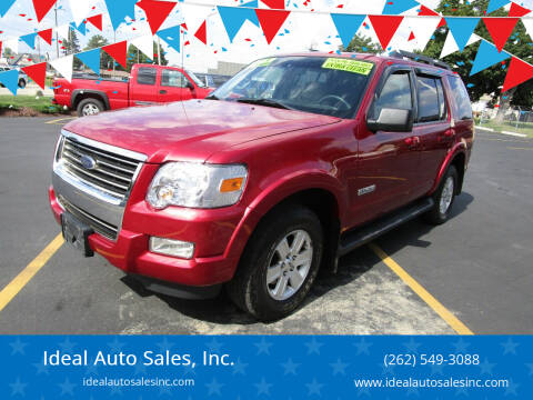 2008 Ford Explorer for sale at Ideal Auto Sales, Inc. in Waukesha WI