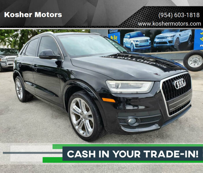 2015 Audi Q3 for sale at Kosher Motors in Hollywood FL