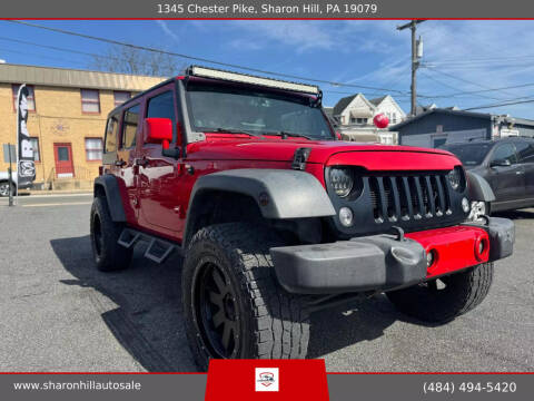 2013 Jeep Wrangler Unlimited for sale at Sharon Hill Auto Sales LLC in Sharon Hill PA