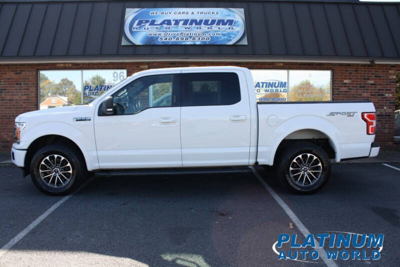 2018 Ford F-150 for sale at Platinum Auto World in Fredericksburg VA