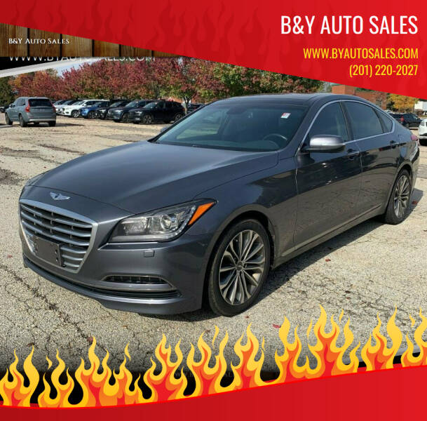 2015 Hyundai Genesis for sale at B&Y Auto Sales in Hasbrouck Heights NJ