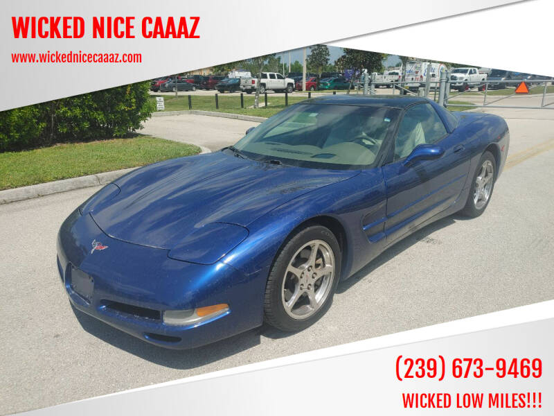 2004 Chevrolet Corvette for sale at WICKED NICE CAAAZ in Cape Coral FL