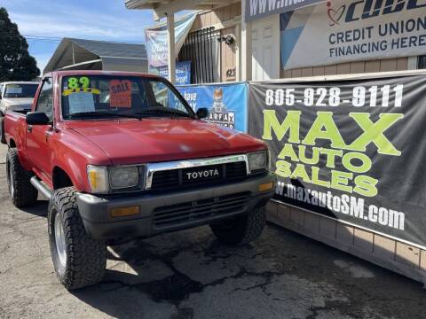 1989 Toyota Pickup for sale at Max Auto Sales in Santa Maria CA