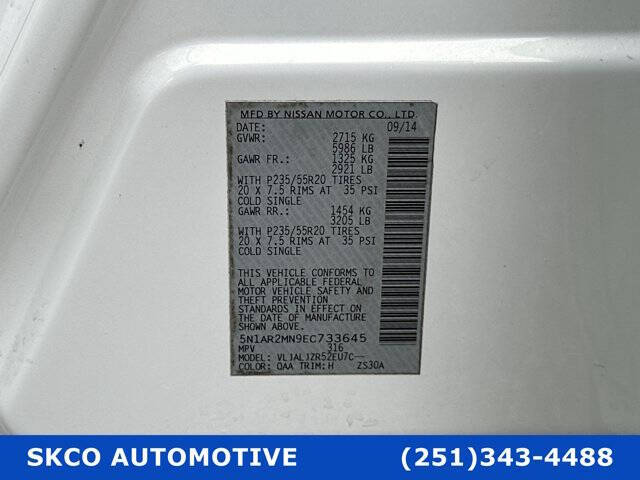 2014 Nissan Pathfinder Platinum