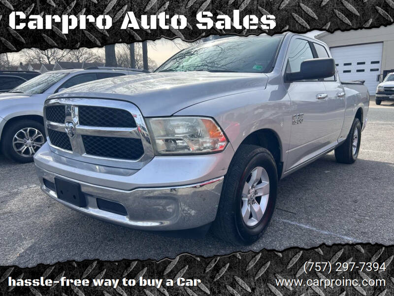 2013 RAM 1500 for sale at Carpro Auto Sales in Chesapeake VA