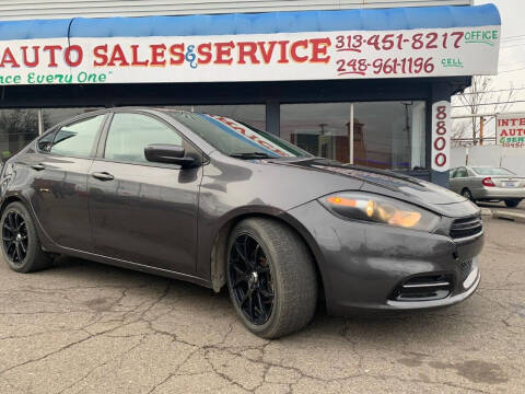 2015 Dodge Dart for sale at International Auto Sales and Service in Detroit MI