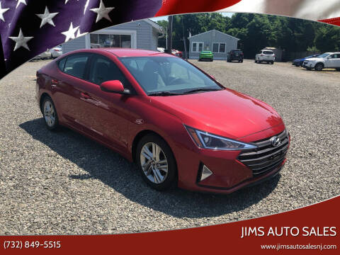 2019 Hyundai Elantra for sale at Jims Auto Sales in Lakehurst NJ