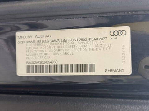 2020 Audi A6 quattro Premium Plus 55 TFSI