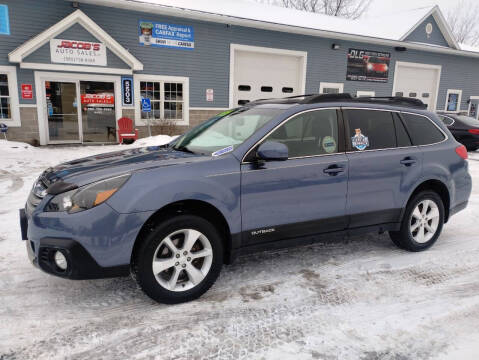 2014 Subaru Outback for sale at Jacobs Auto Sales, LLC in Spencerport NY