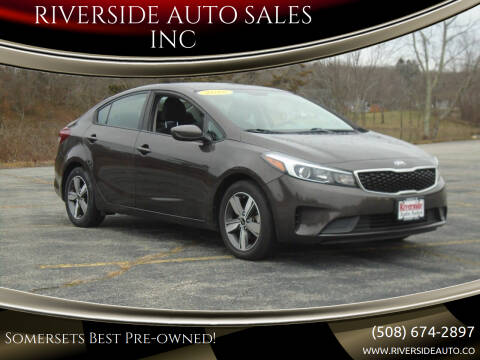 2018 Kia Forte for sale at RIVERSIDE AUTO SALES INC in Somerset MA
