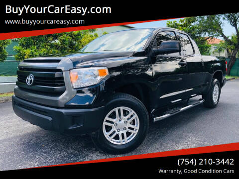 2016 Toyota Tundra for sale at BuyYourCarEasyllc.com in Hollywood FL