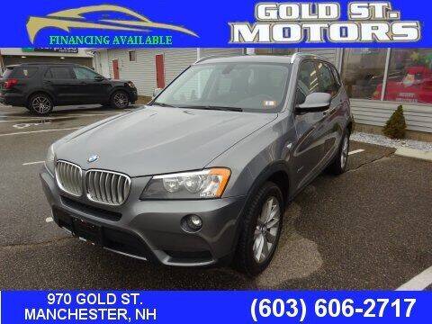 2013 BMW X3 for sale at Gold St. Motors in Manchester NH