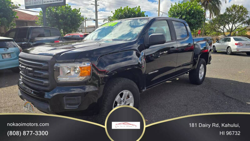 2017 GMC Canyon for sale at No Ka Oi Motors in Kahului HI