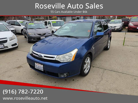 2008 Ford Focus for sale at Roseville Auto Sales in Roseville CA