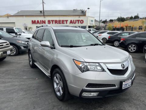 2013 Acura MDX for sale at Main Street Auto in Vallejo CA