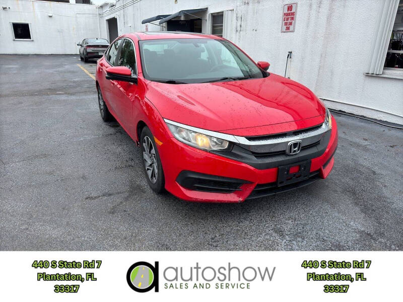 2016 Honda Civic for sale at AUTOSHOW SALES & SERVICE in Plantation FL