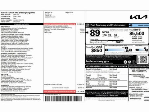 2024 Kia EV9 Light Long Range