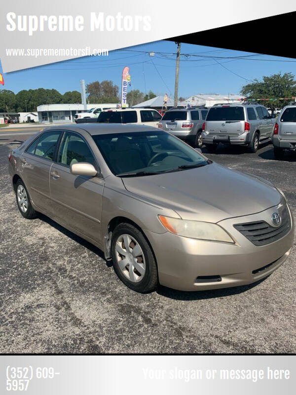 2007 Toyota Camry for sale at Supreme Motors in Leesburg FL