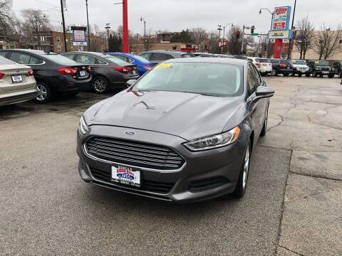 2014 Ford Fusion for sale at Bibian Brothers Auto Sales & Service in Joliet IL