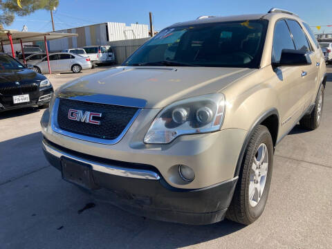 2008 GMC Acadia for sale at Kid Motors Inc in El Paso TX