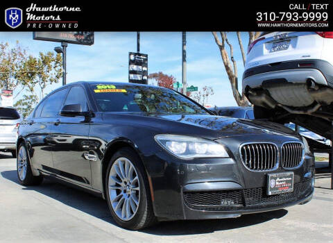 2013 BMW 7 Series for sale at Hawthorne Motors Pre-Owned in Lawndale CA