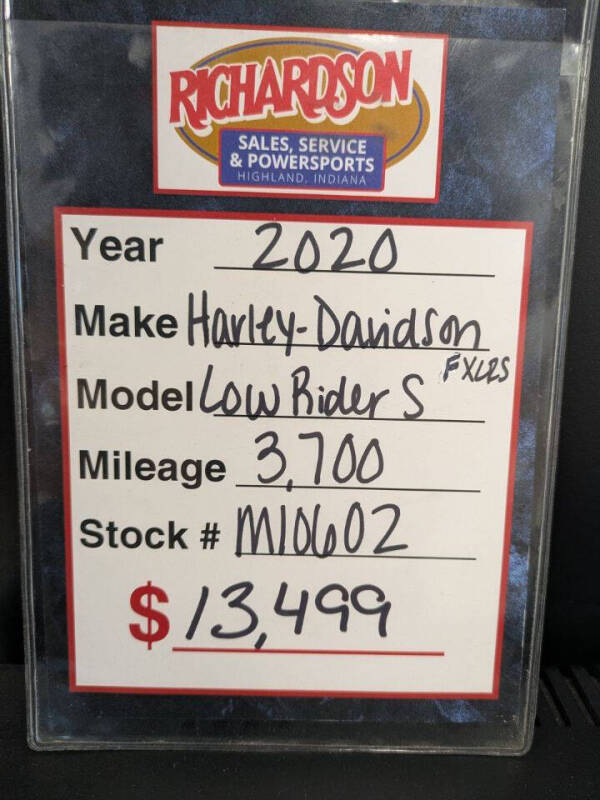 2020 Harley-Davidson Low Rider S