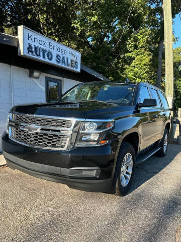 2018 Chevrolet Tahoe for sale at Knox Bridge Hwy Auto Sales in Canton GA