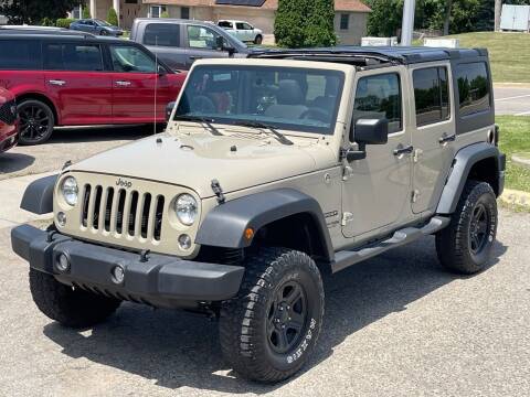 2018 Jeep Wrangler JK Unlimited for sale at One Price Auto in Mount Clemens MI
