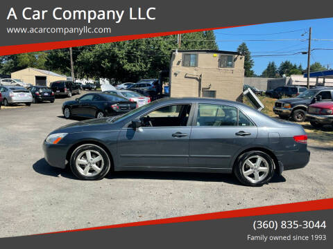 2003 Honda Accord for sale at A Car Company LLC in Washougal WA