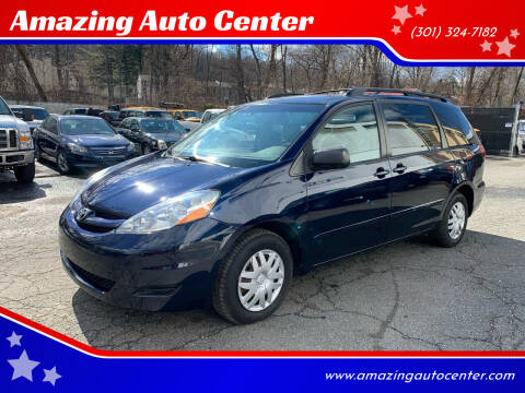 2007 Toyota Sienna for sale at Amazing Auto Center in Capitol Heights MD
