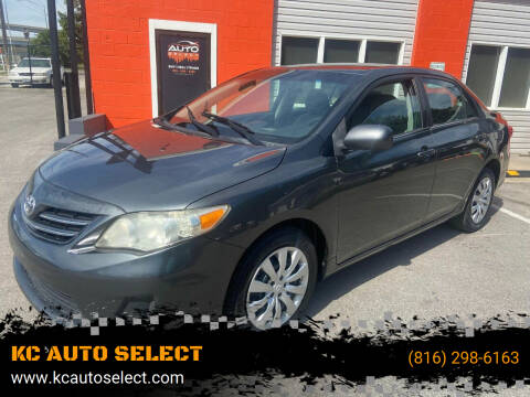2013 Toyota Corolla for sale at KC AUTO SELECT in Kansas City MO