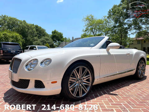 2014 Bentley Continental for sale at Mr. Old Car in Dallas TX