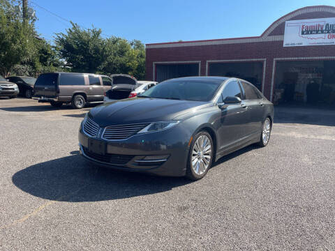 2016 Lincoln MKZ for sale at Family Auto Finance OKC LLC in Oklahoma City OK