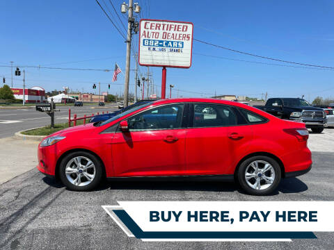 2014 Ford Focus for sale at CERTIFIED AUTO DEALERS in Greenwood IN