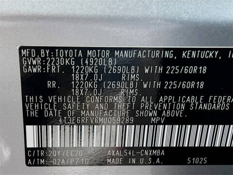 2021 Toyota RAV4 Hybrid XSE