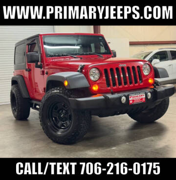 2013 Jeep Wrangler for sale at Primary Jeep Argo Powersports Golf Carts in Dawsonville GA