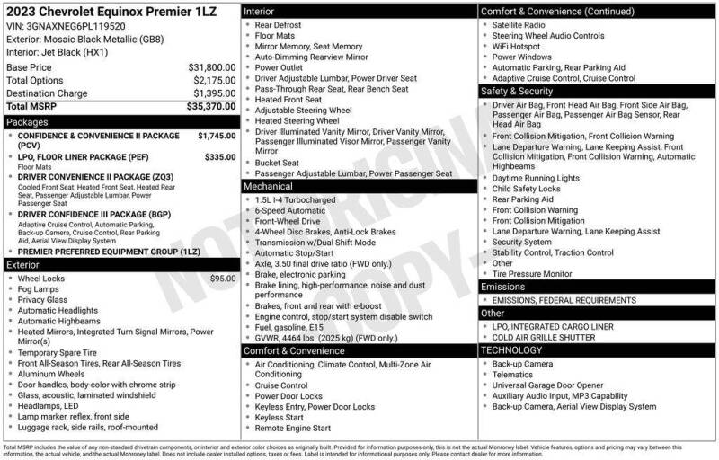 2023 Chevrolet Equinox Premier