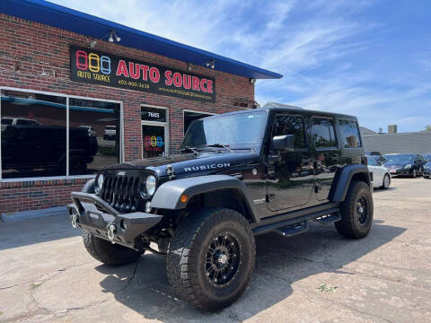 2016 Jeep Wrangler Unlimited for sale at Auto Source in Ralston NE