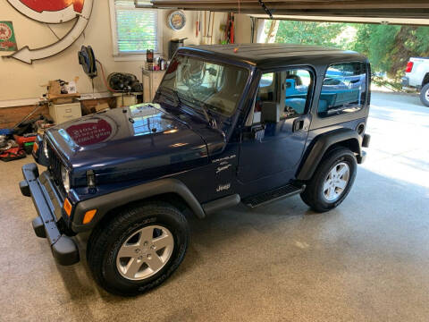 2000 Jeep Wrangler for sale at Wrangler Motors in Spartanburg SC