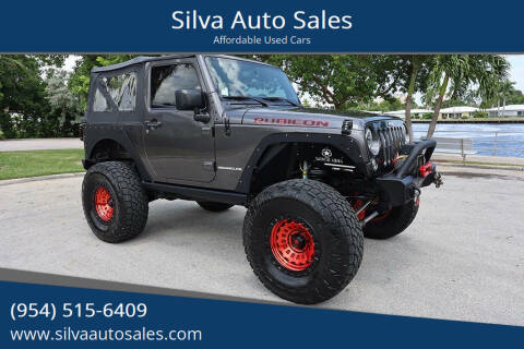 2016 Jeep Wrangler for sale at Silva Auto Sales in Pompano Beach FL