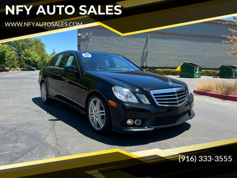2010 Mercedes-Benz E-Class for sale at NFY AUTO SALES in Sacramento CA