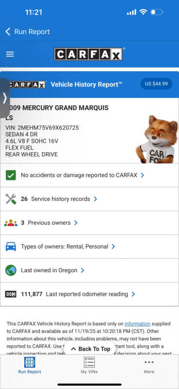 2009 Mercury Grand Marquis LS