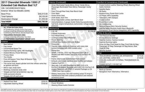 2017 Chevrolet Silverado 1500 LT