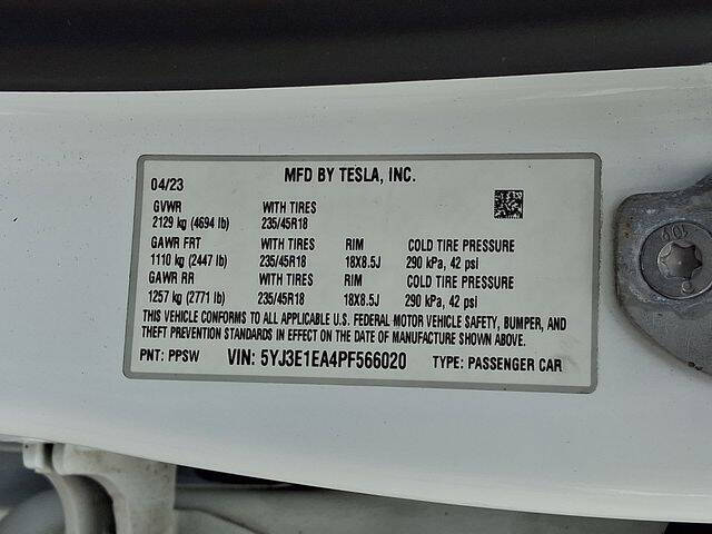 2023 Tesla Model 3
