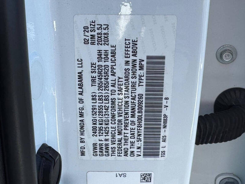 2020 Honda Passport Elite