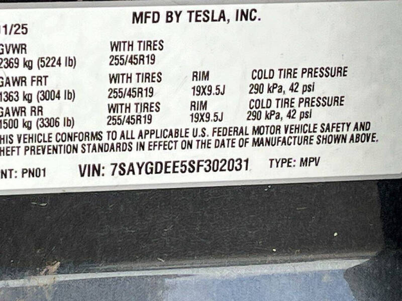 2025 Tesla Model Y Long Range
